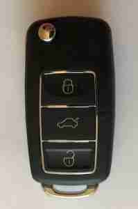 black vw style vw key